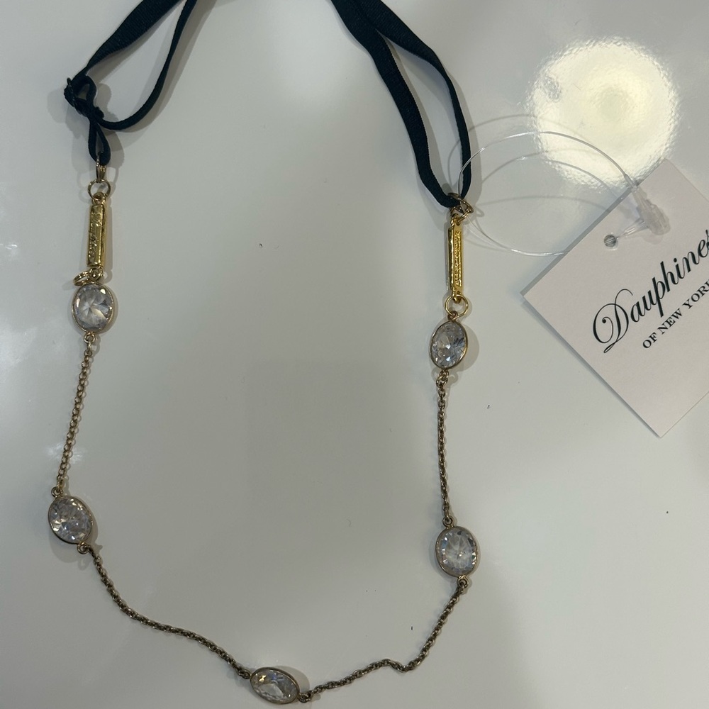 Gold and Black Women's adjustable headband